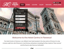 Tablet Screenshot of hotelcentroflorence.com